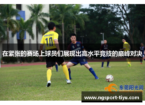 在紧张的赛场上球员们展现出高水平竞技的巅峰对决